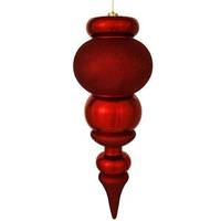 Vickerman 21.7" Red Shiny Finial Ornament