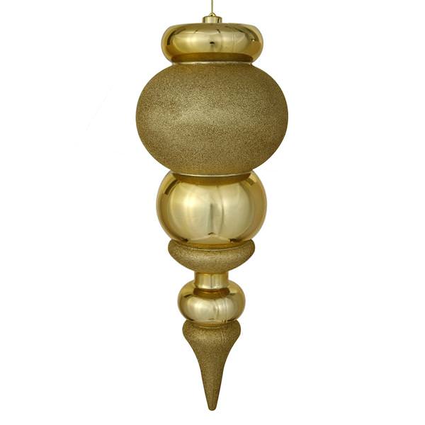 21.7" Gold Shiny Finial Ornament