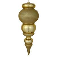 Vickerman 21.7" Gold Shiny Finial Ornament