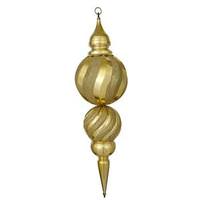 Vickerman 29" Gold Shiny Finial Ornament