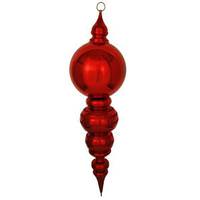 Vickerman 39" Red Shiny Finial Ornament