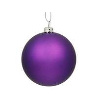 Vickerman 10" Purple Matte Ball Ornament