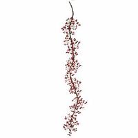 Vickerman 6' Artificial Red / Burgundy Mixed Berry Outdoor Garland