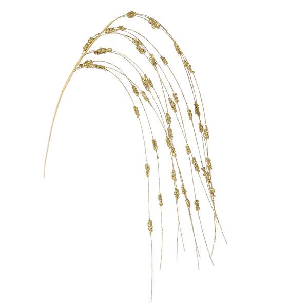 42" Gold Sparkle Berry Vine Spray