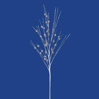 Vickerman 31" Silver Sparkle Berry Spray