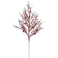 Vickerman 29" Red Sparkle Berry Twig Spray