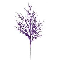 Vickerman 29" Purple Sparkle Berry Twig Spray