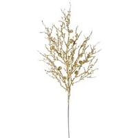 Vickerman 29" Gold Sparkle Berry Twig Spray