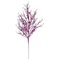 Vickerman 29" Cerise Sparkle Berry Twig Spray