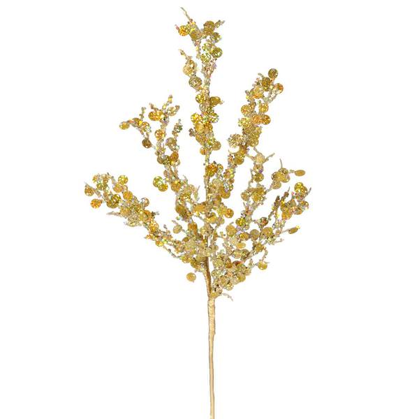 1.5' Gold Sparkle Twig Pick