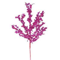 Vickerman 1.5' Cerise Sparkle Twig Pick