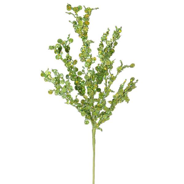 1.5' Lime Sparkle Twig Pick