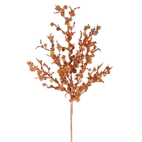 1.5' Copper Sparkle Twig Pick