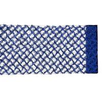 Vickerman 30' x 12" Blue Tinsel Wired Ribbon