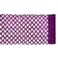 Vickerman 30' x 12" Purple Tinsel Wired Ribbon