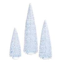 Vickerman 11" 14" 18" White Tree Set