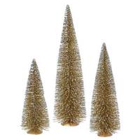 Vickerman 11" 14" 18" Gold Tree Set