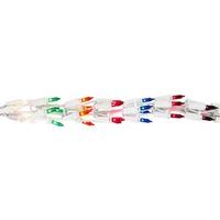 Vickerman 300 Light 9' Green Wire Multi-Color Miniature Light Garland