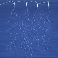 Vickerman 288 Light 2.5' Blue Wire Blue Tear Drop LED Micro String