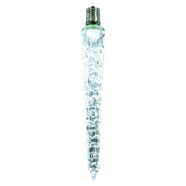 7" Cool White Falling Icicle LED C7