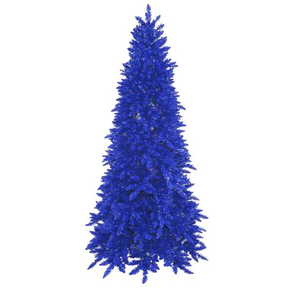 3' x 26" Navy Ashley Spruce 100 Blue Lights