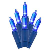 Vickerman 50 Light Blue Wire Blue and Clear LED Miniature String Light Replacement Set