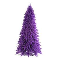 Vickerman 3' x 26" Purple Ashley Spruce 100 Purple / Clear Miniature Lights