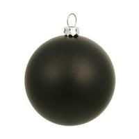 Vickerman 8" Black Matte Ball Ornament