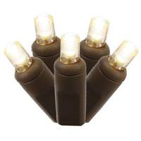 Vickerman 150 Light Brown Wire Warm White 2' x 8' Wide Angle LED Net Light String