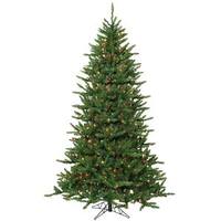 Vickerman 12' x 79" Artificial Frasier Fir Slim 2,100 Multi-Color Miniature Lights