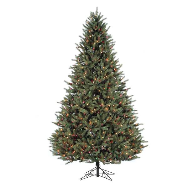 9' x 65" Artificial Bavarian Fir 1,400 Multi-Color Lights