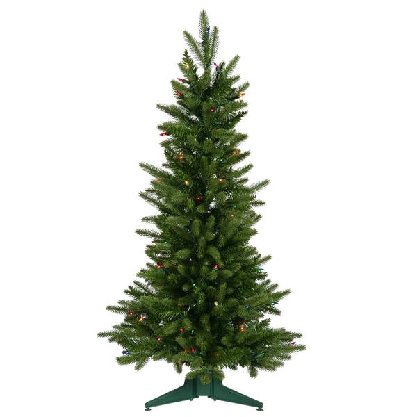 3' x 22" Artificial Small Frasier Fir 100 Multi-Color Lights
