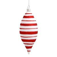 Vickerman 4.75" Red / White Candy Cane Drop Ornament (3 pack)