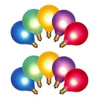 Vickerman G50 Candelabra Screw Base Multi-Color (10 pack)