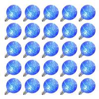 View G50 Intermediate Screw Base Blue LED Faceted (25 pack)