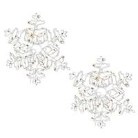 Vickerman 18" Snowflake Window Decor 50 White Lights (2 pack)