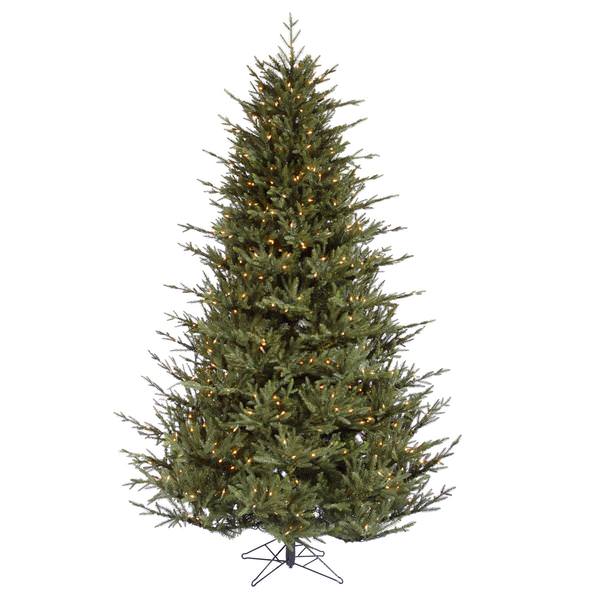 8.5' x 70" Artificial Itasca Frasier 1,000 Clear Lights