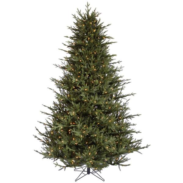 12' x 93" Artificial Itasca Frasier Fir 2,000 Warm White Italian LED Lights