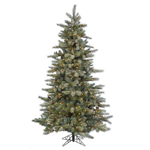 4.5' x 40" Artificial Slightly Frosted Sartell Glittered 200 Warm White Italian LED Lights