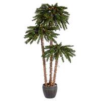 Vickerman 4', 5', 7' Artificial Palm Trees 495 Multi-Color LED Lights