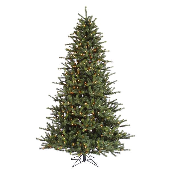 4.5' x 36" Artificial Carver Frasier 225 Warm White LED Lights