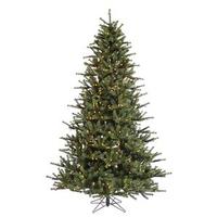 Vickerman 4.5' x 36" Artificial Carver Frasier 225 Warm White LED Lights