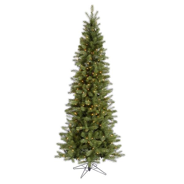 8.5' x 42" Artificial Albany Spruce Slim 500 Clear Lights