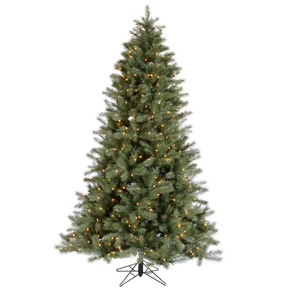 4.5' x 36" Artificial Blue Albany Spruce 200 Clear Lights