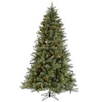 Vickerman 4.5' x 36" Artificial Blue Albany Spruce 200 Clear Lights