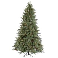 Vickerman 7.5' x 56" Artificial Blue Albany Spruce 600 Multi-Color DuraLit Miniature Lights