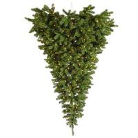 Vickerman 6' x 61" Artificial American Upside Down 600 Clear DuraLit Miniature Lights