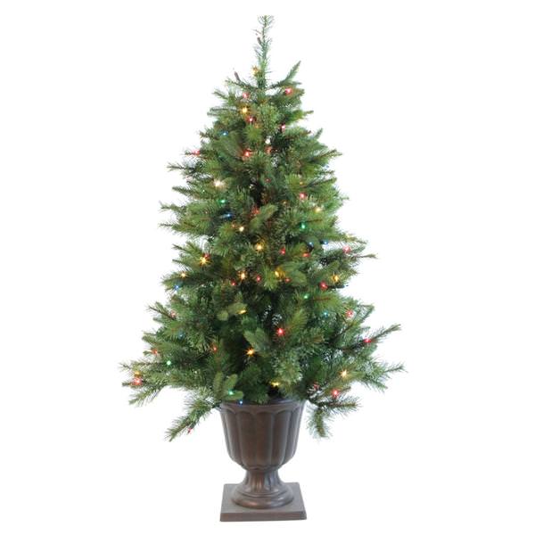 5' x 34" Artificial Cashmere 150 Multi-Color Italian LED Lights