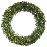 Vickerman 96" Artificial Cashmere Pine Wreath 500 Warm White Italian LED Lights