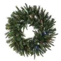 Vickerman 96" Artificial Cashmere Pine 500 Multi-Color Italian LED Lights